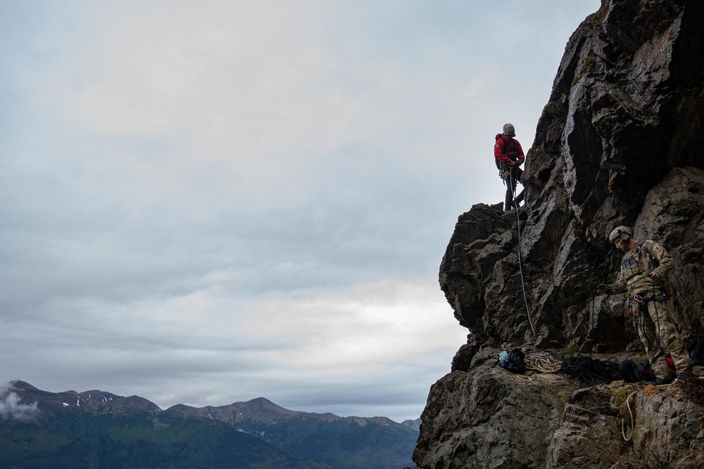 3rd ASOS conducts mountain climbing training