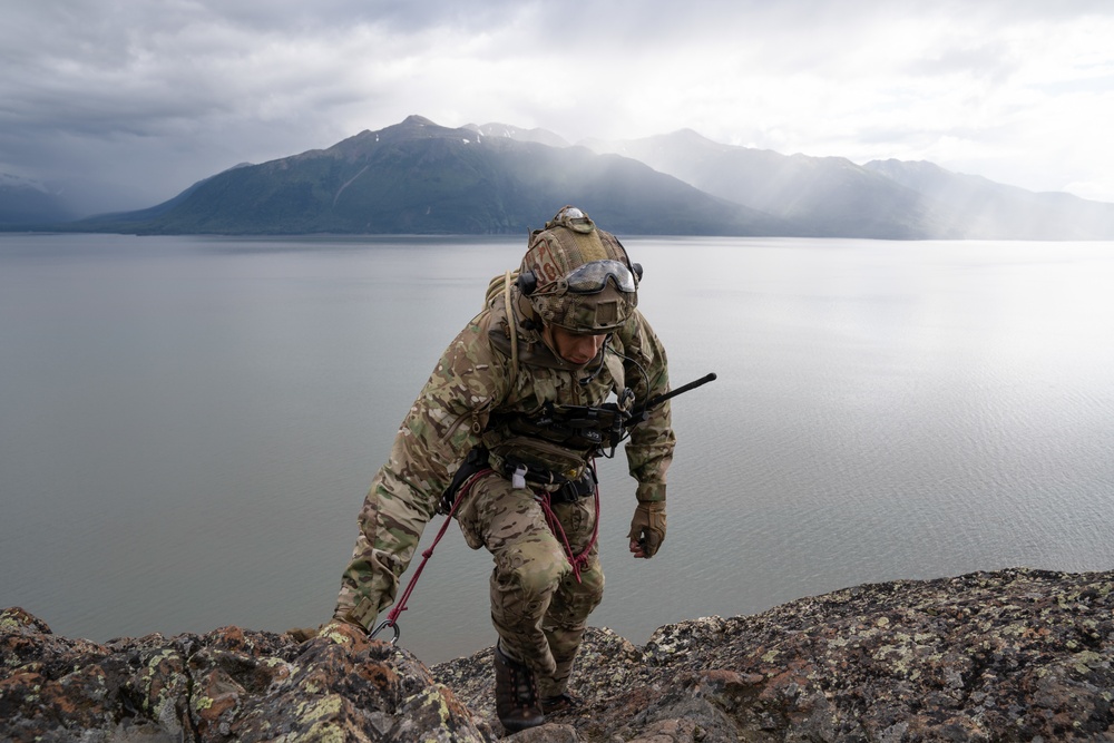 3rd ASOS conducts mountain climbing training