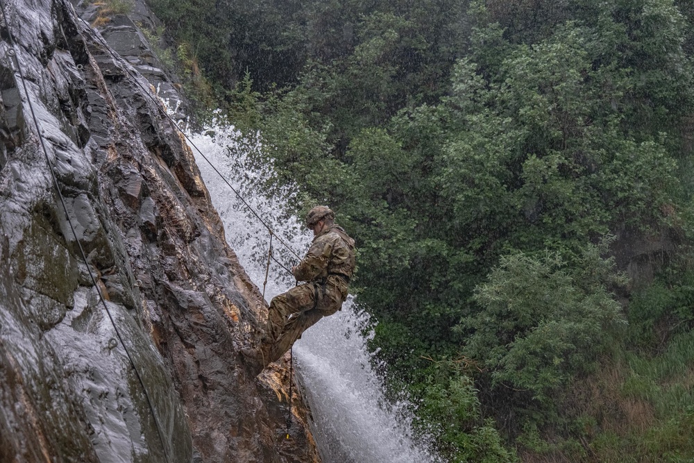 Ascending A Waterfall