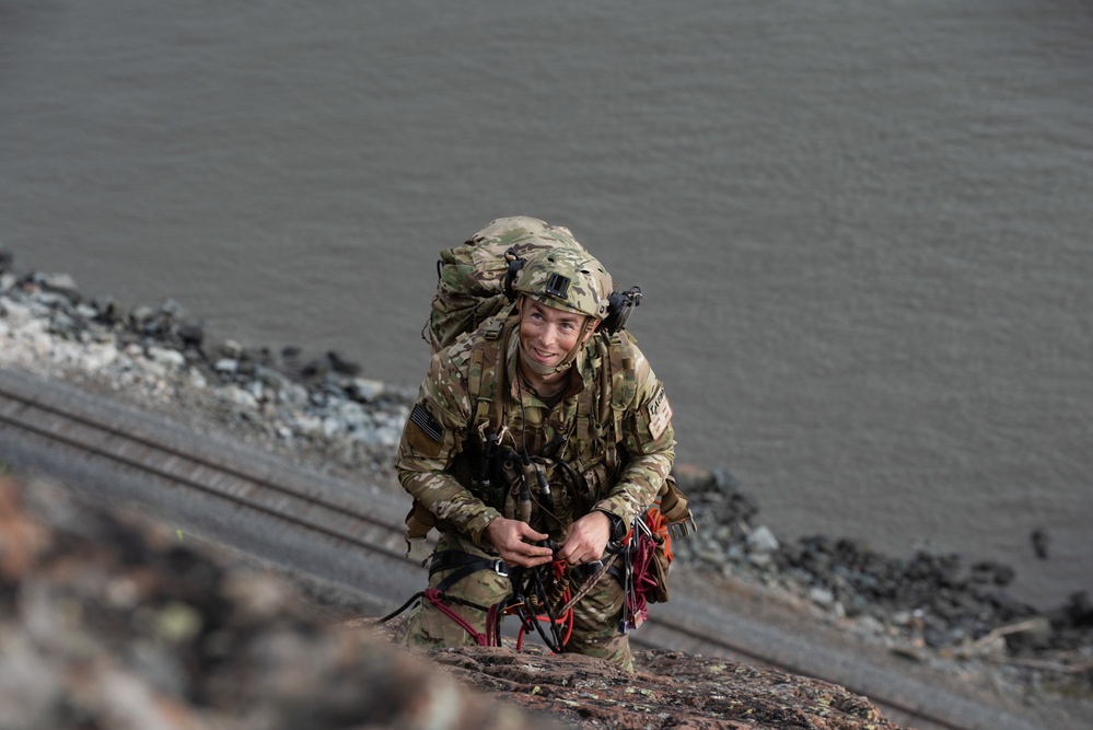 3rd ASOS conducts mountain climbing training