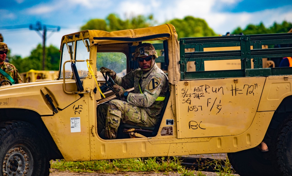 3rd Armored Brigade Combat Team, 1st Cavalry Division Conducts Railhead Operations