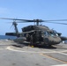 U.S. Army Blackhawk Helicopter Performs DLQs on USS Billings