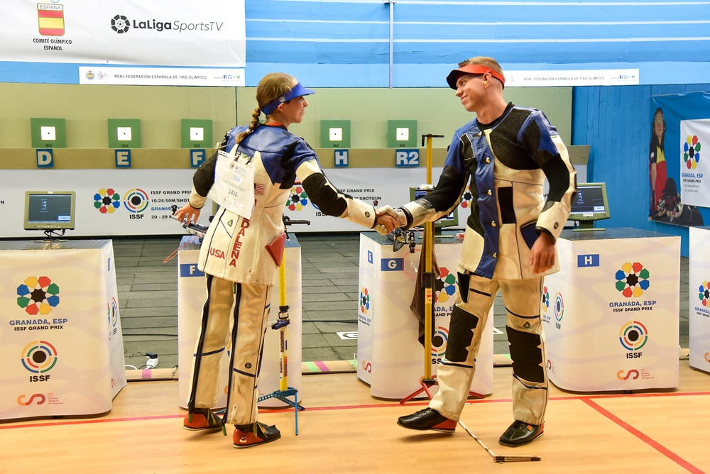 U.S. Soldiers Win Bronze Medal in Air Rifle Team Match