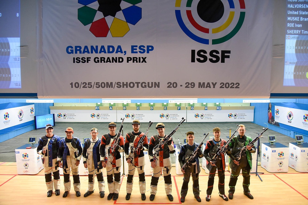 USAMU Men Win the 10m Air Rifle Silver Medal at Grand Prix in Spain