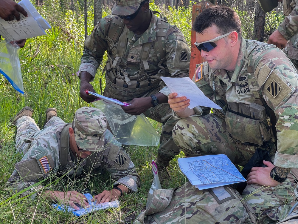 XVIII Airborne Corps Best Squad Land Navigation