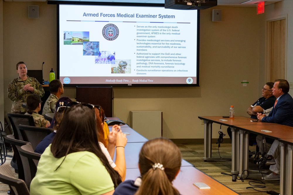 Dover AFB Honorary CCs, civic leaders tour AFMAO, AFMES, JPED