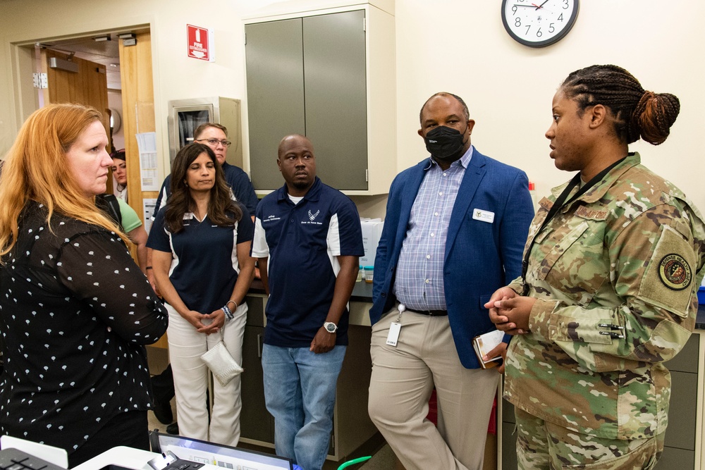 Dover AFB Honorary CCs, civic leaders tour AFMAO, AFMES, JPED