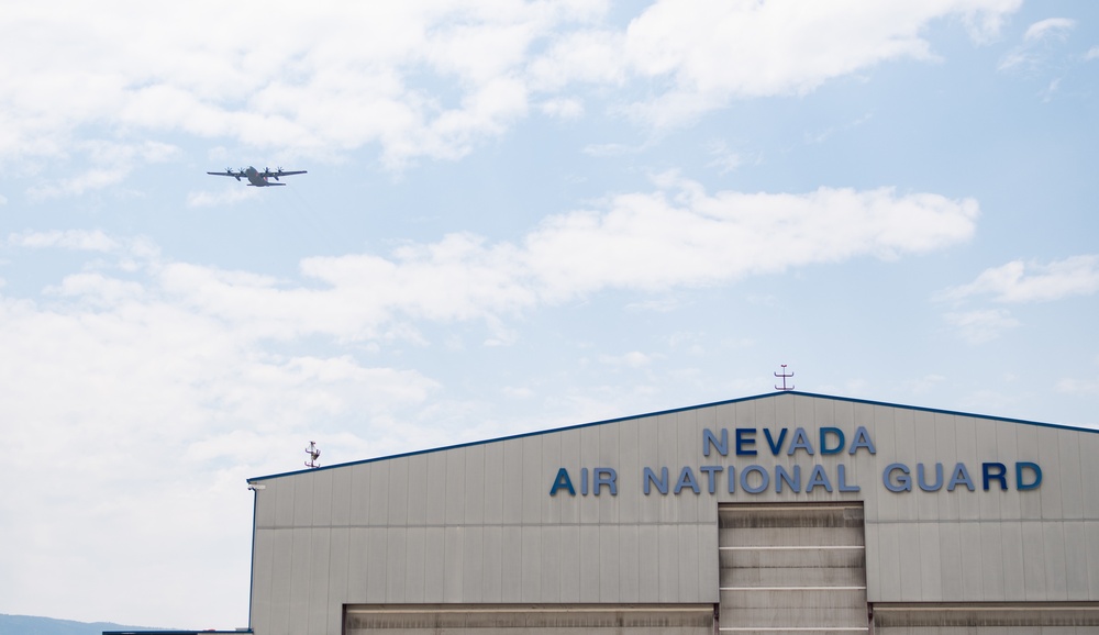 152nd Airlift Wing Commander flies Final Flight before departing for job at the Pentagon