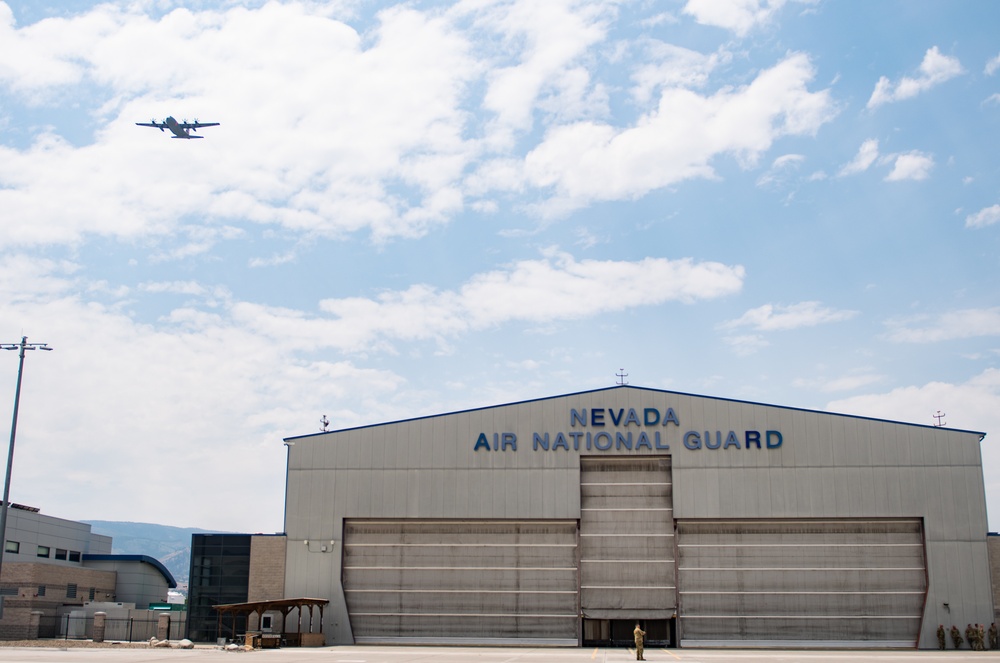 152nd Airlift Wing Commander flies Final Flight before departing for job at the Pentagon