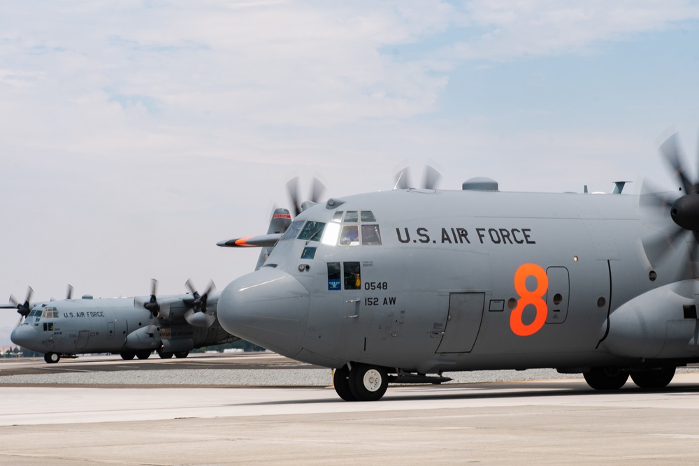 152nd Airlift Wing Commander flies Final Flight before departing for job at the Pentagon