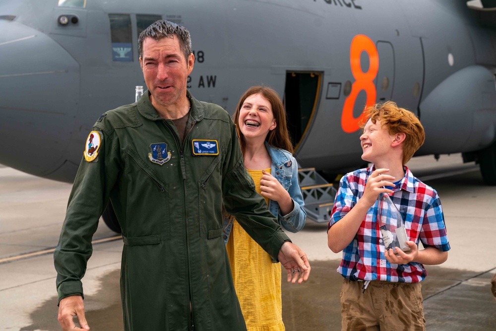 Fini flight executed for 152nd Airlift Wing commander, Col. Jeremy Ford