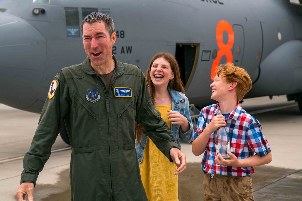 Fini flight executed for 152nd Airlift Wing commander, Col. Jeremy Ford