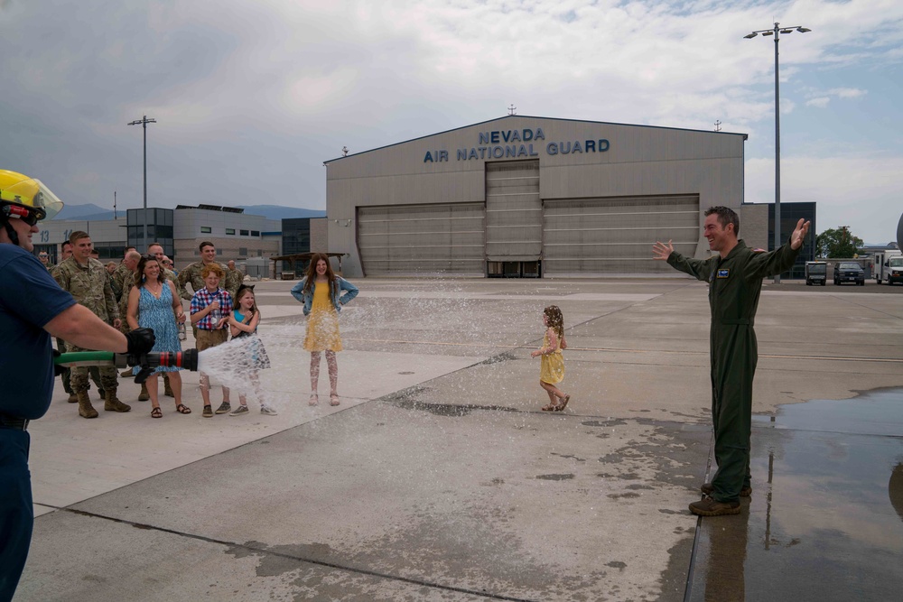 Fini flight executed for 152nd Airlift Wing commander, Col. Jeremy Ford