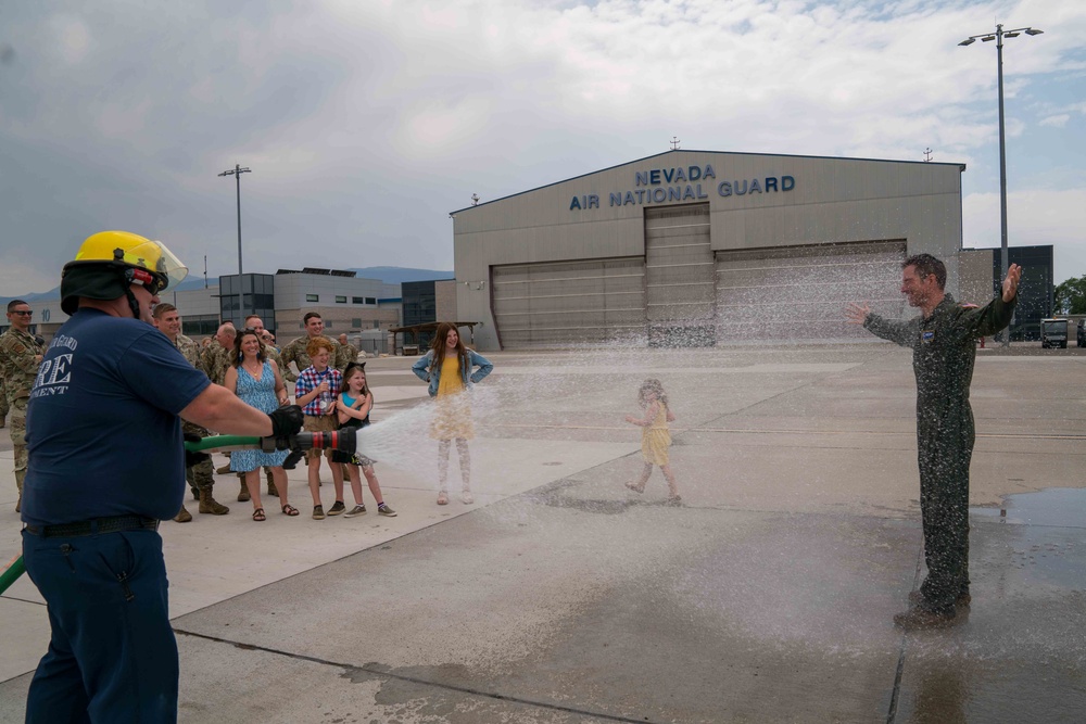 Fini flight executed for 152nd Airlift Wing commander, Col. Jeremy Ford