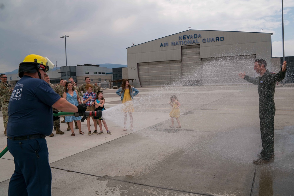 Fini flight executed for 152nd Airlift Wing commander, Col. Jeremy Ford