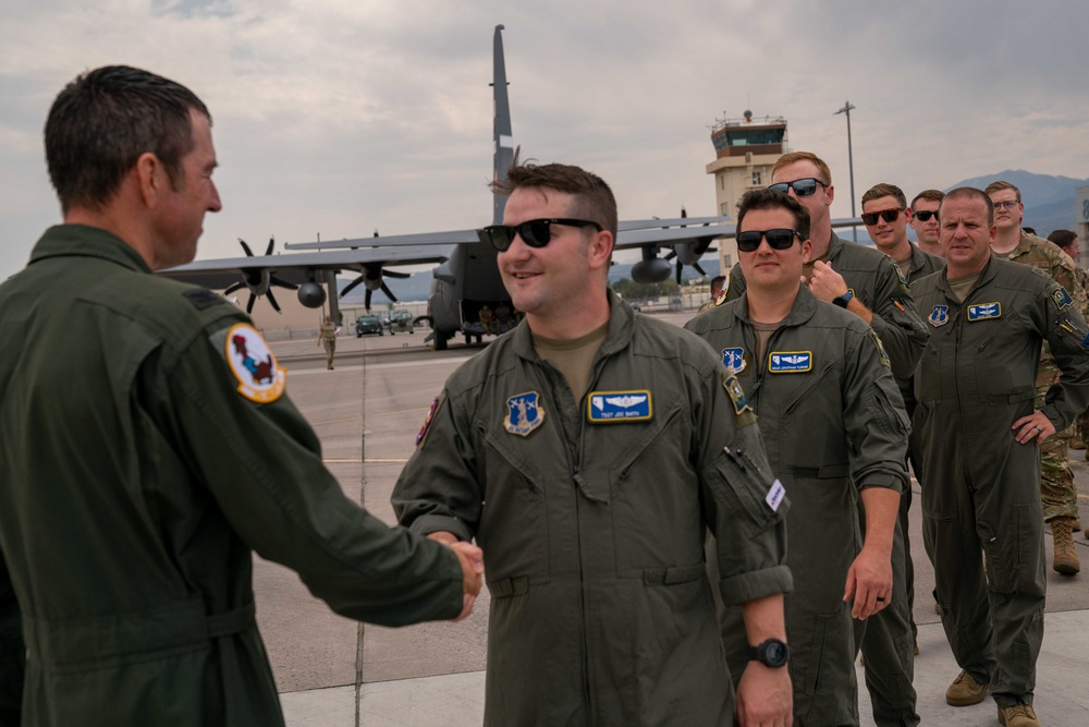 Fini flight executed for 152nd Airlift Wing commander, Col. Jeremy Ford