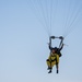 Soldier on U.S. Army Parachute Team takes actor Clive Standen on tandem skydive