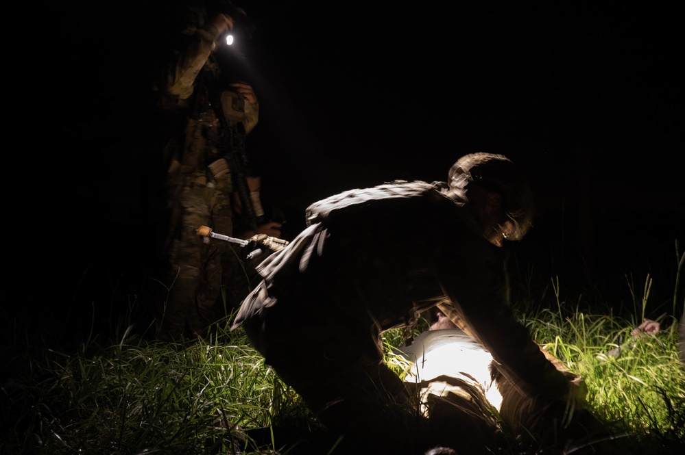 Security Forces trains during AGILE FLAG 22-2