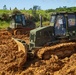 3rd LSB Engineer Support Platoon Marines build defensive positions