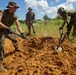 3rd LSB Engineer Support Platoon Marines build defensive positions