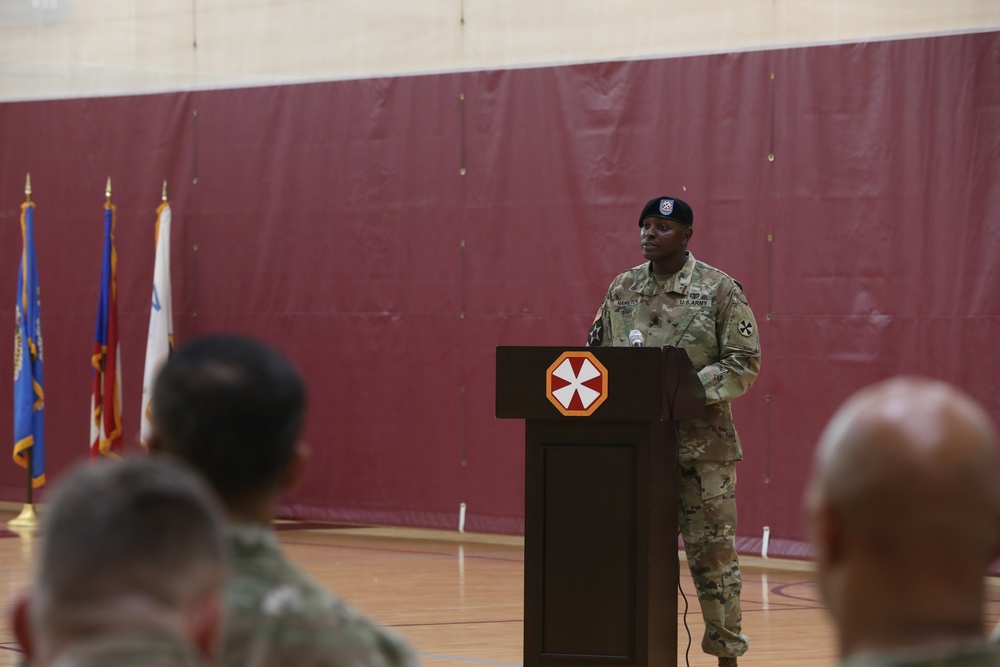 Headquarters and Headquarters Battalion Eighth Army Changes Responsibility