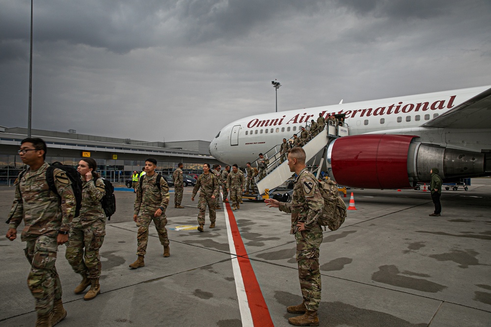 Greywolf Brigade arrives in Poland