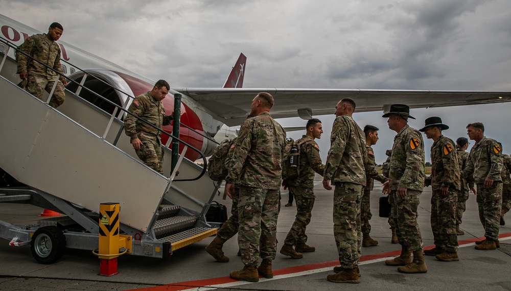 Greywolf Brigade arrives in Poland