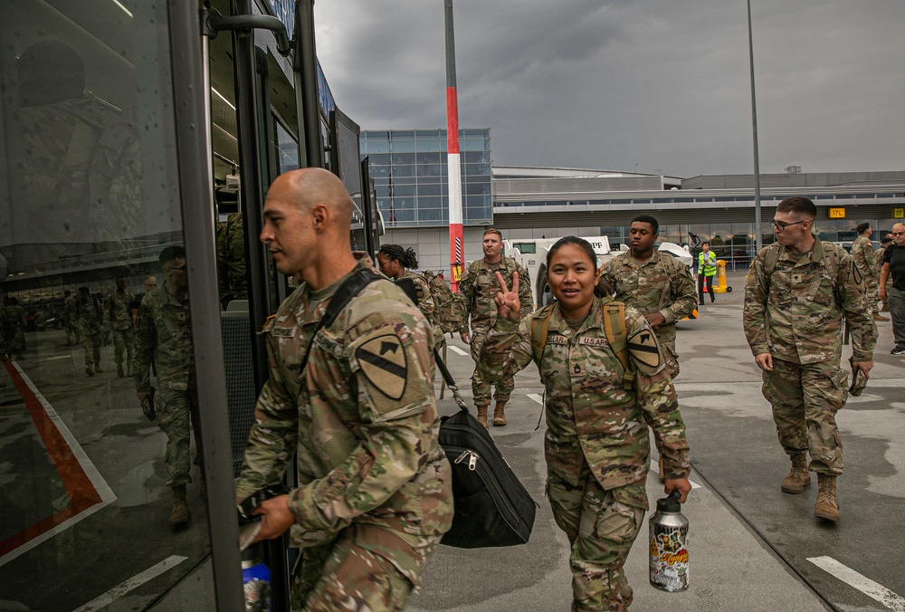 Greywolf Brigade arrives in Poland