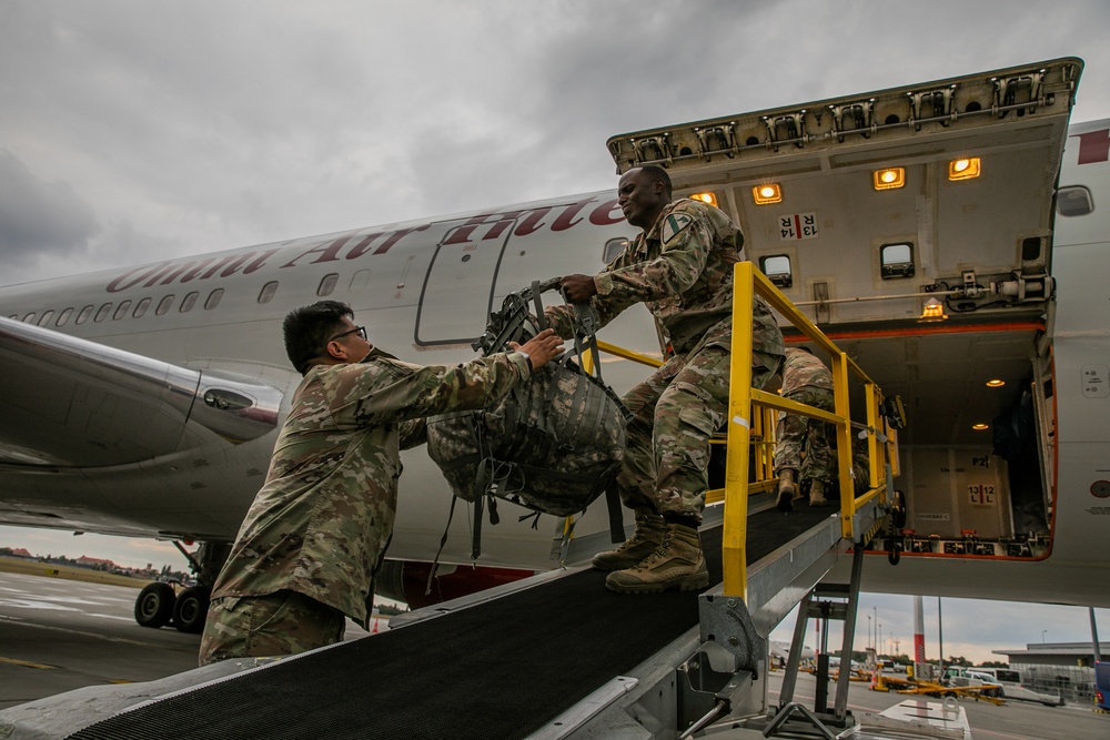 Greywolf Brigade arrives in Poland