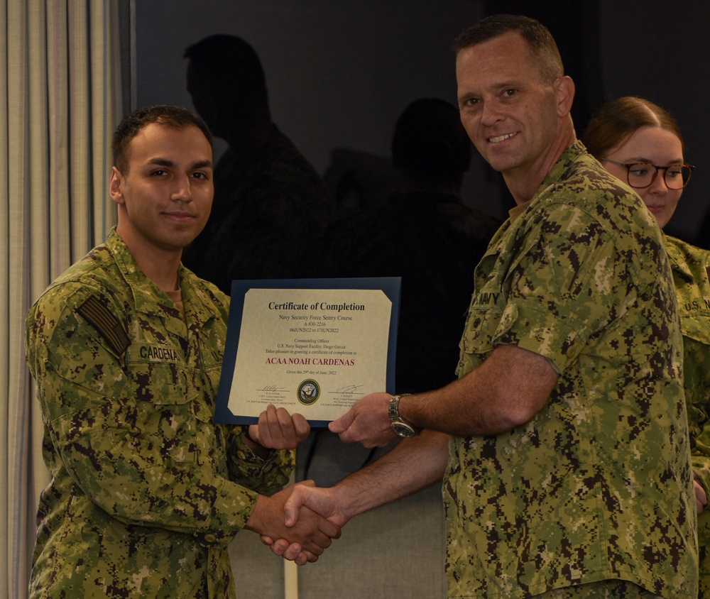 NSF Diego Garcia ASF Graduation