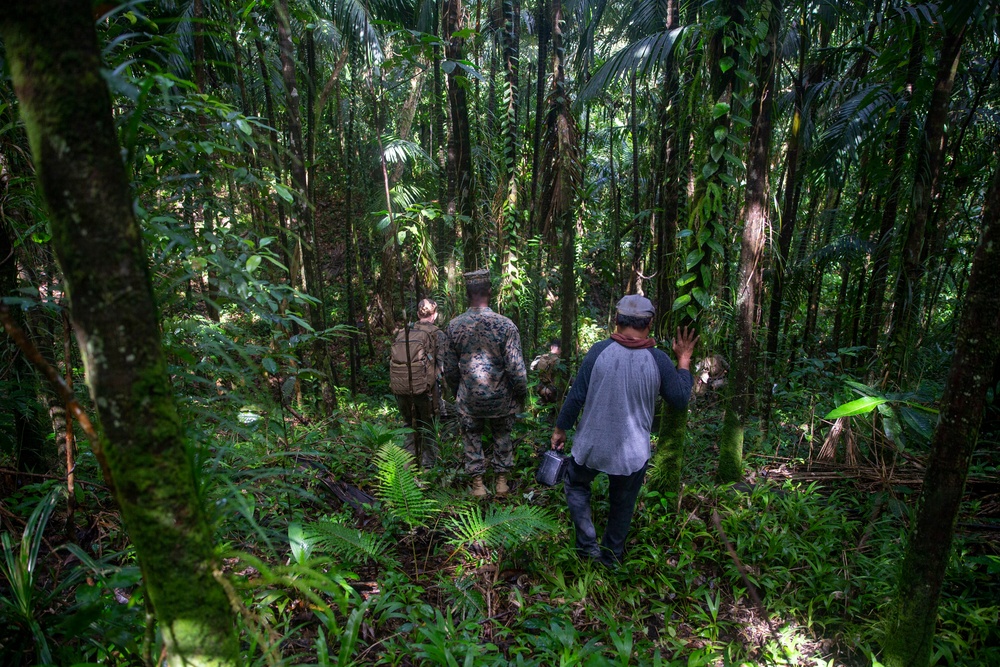 U.S. Marines and Local Environmentalists Survey the Jungle | Task Force Koa Moana 22