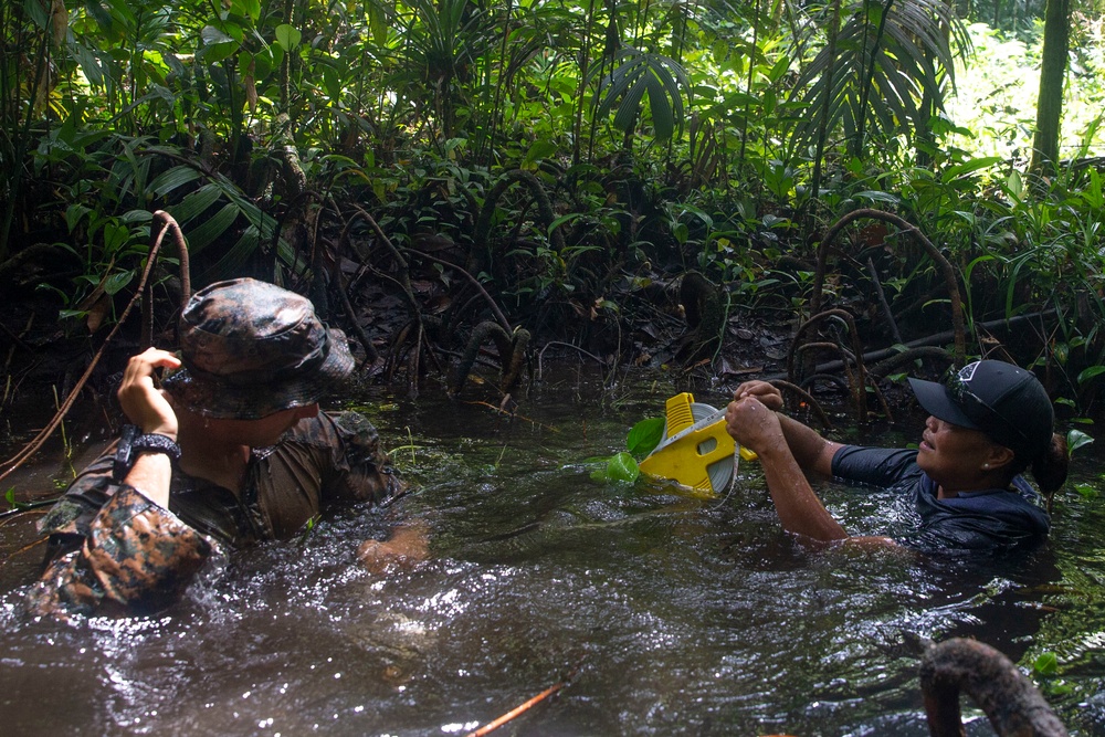 U.S. Marines and Local Environmentalists Survey the Jungle | Task Force Koa Moana 22