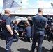 U.S Firefighters, 424th Air Base Squadron, train Belgian Host Nation Firemen to intervene on an aircraft, Chièvres Air Base, 23 June 2022.