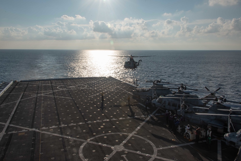 Flight Operations Aboard USS New Orleans July 26, 2022