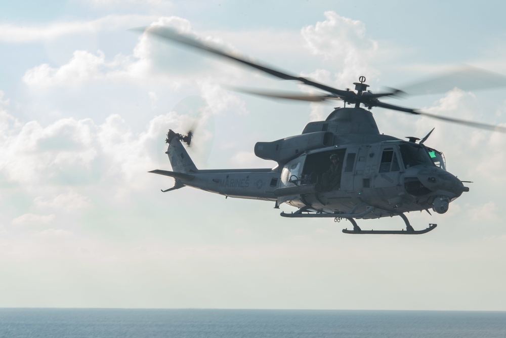 Flight Operations Aboard USS New Orleans July 26, 2022