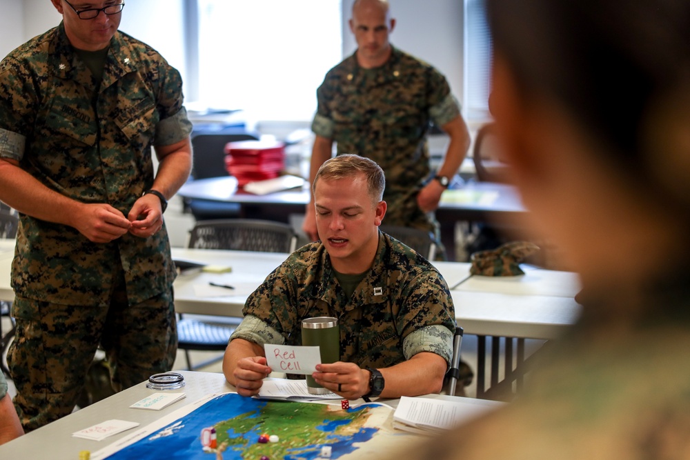 II MEF Hosts Naval Postgraduate Wargaming Courses