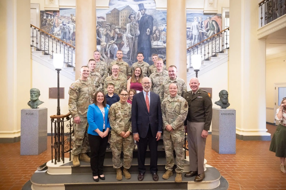 Governor, adjutant general celebrate success of PA GI Bill