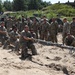 US, Canadian troops play tug of war