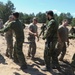 US, Canadian troops play tug of war