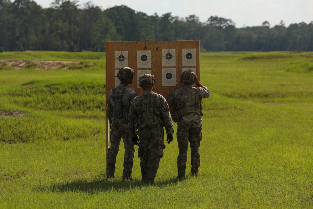 XVIII Airborne Corps Best Squad Competition Qualification Range