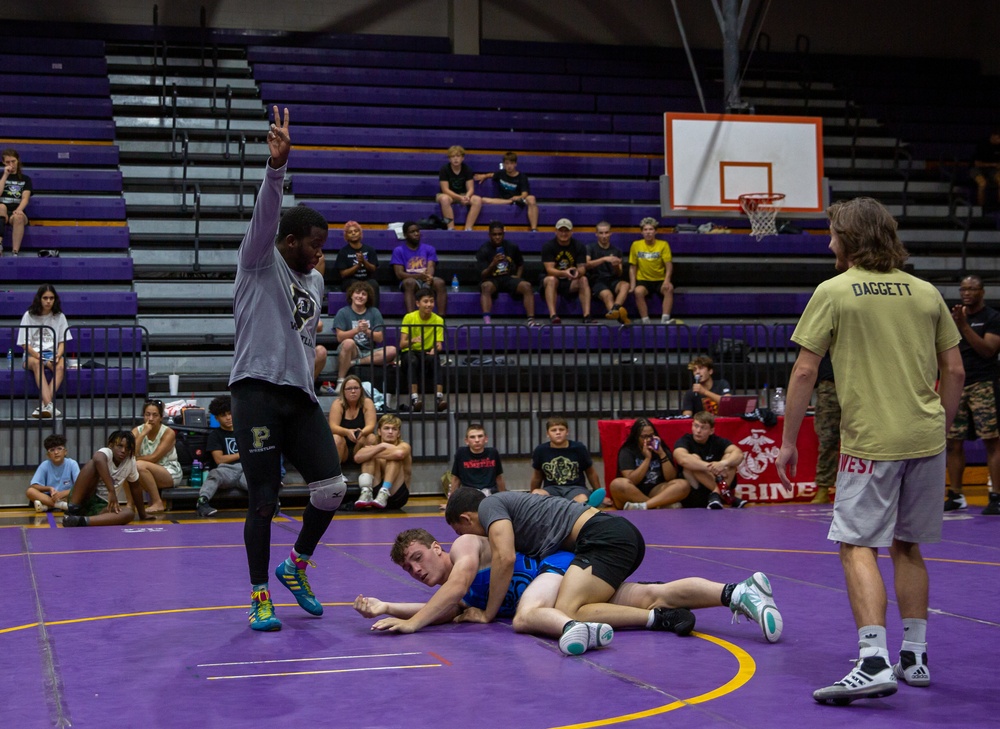 DVIDS Images Fayetteville Wrestling Clinic [Image 1 of 6]