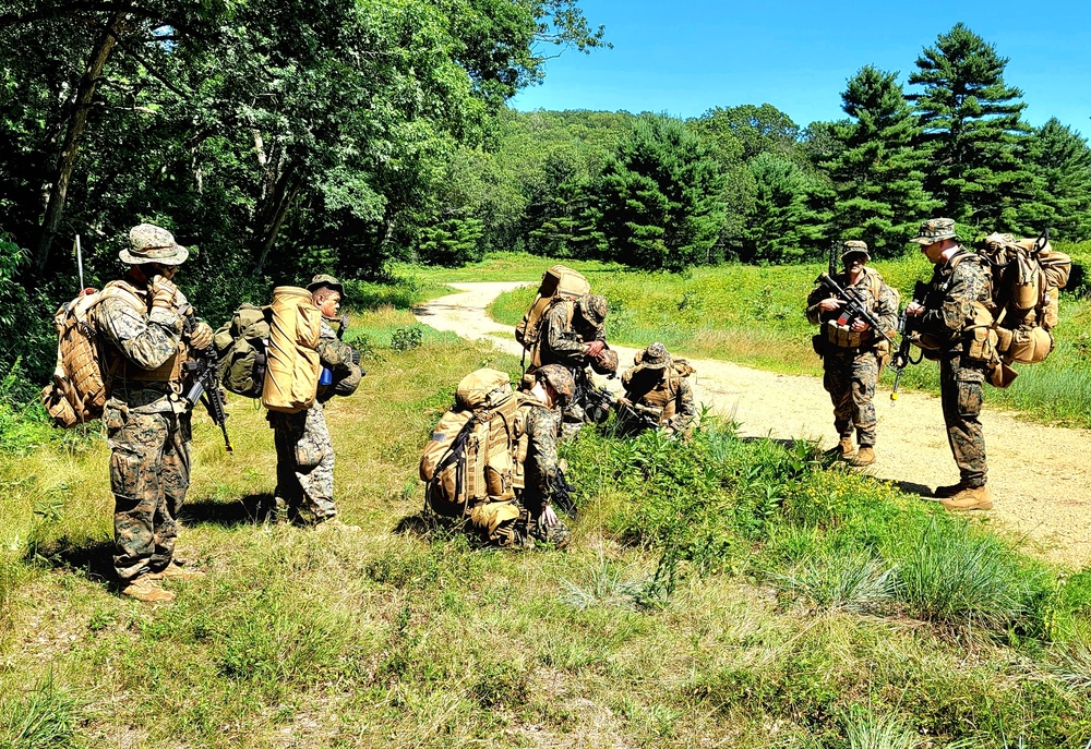 Marines, Navy Corpsmen train in casualty care field exercise at Fort McCoy