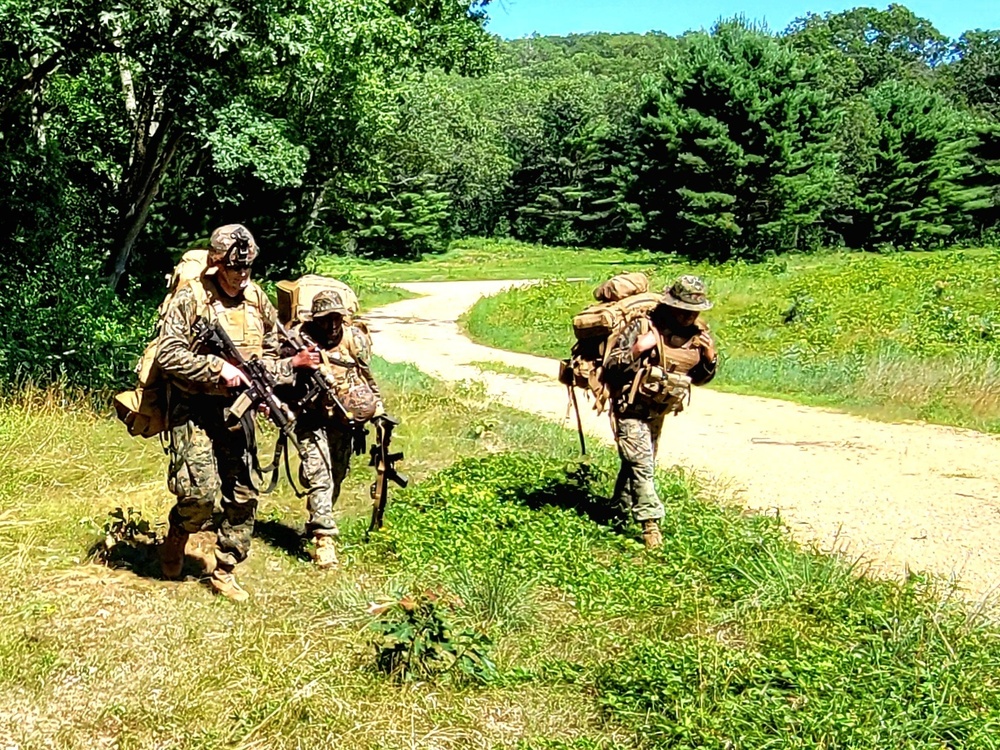 Marines, Navy Corpsmen train in casualty care field exercise at Fort McCoy