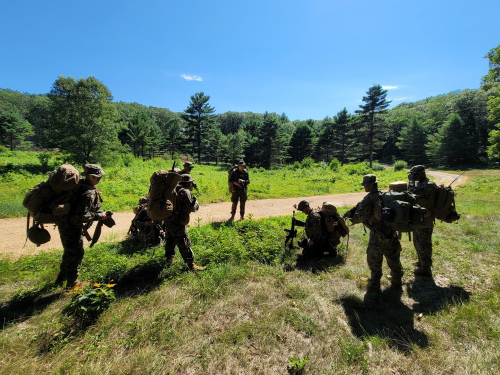 Marines, Navy Corpsmen train in casualty care field exercise at Fort McCoy