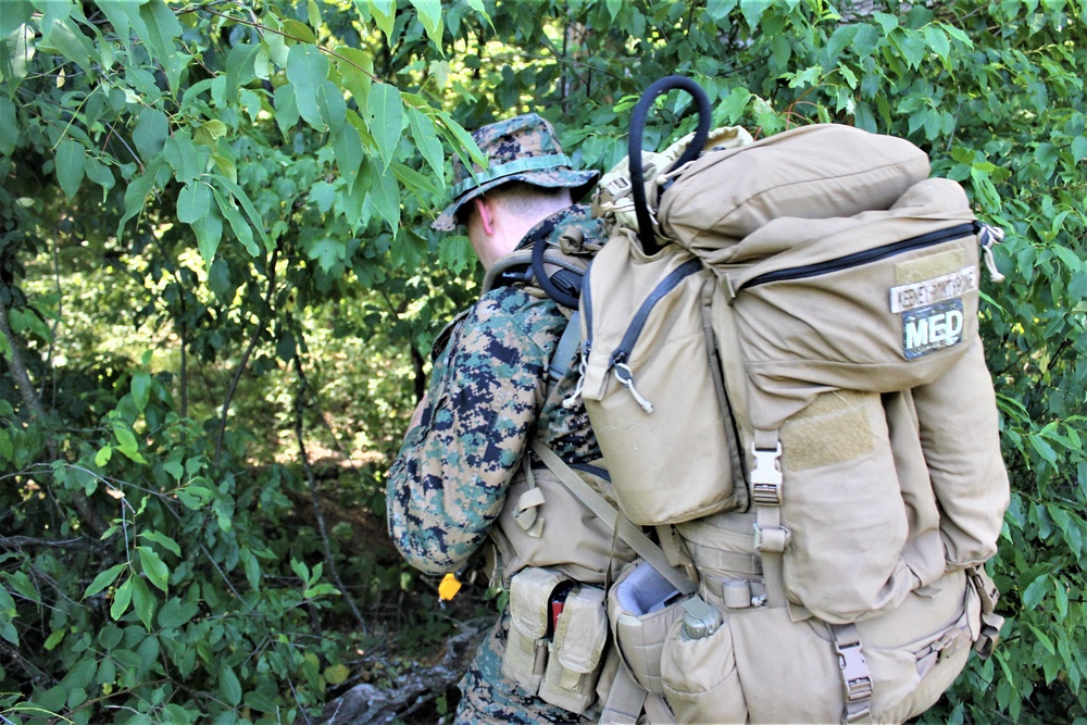 Marines, Navy Corpsmen train in casualty care field exercise at Fort McCoy