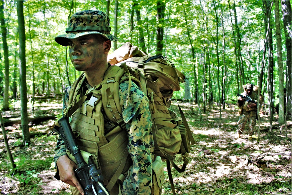 Marines, Navy Corpsmen train in casualty care field exercise at Fort McCoy