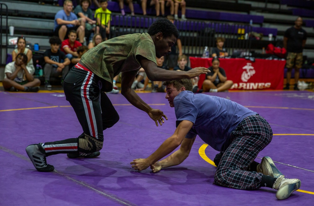 DVIDS Images Fayetteville Wrestling Clinic [Image 2 of 6]