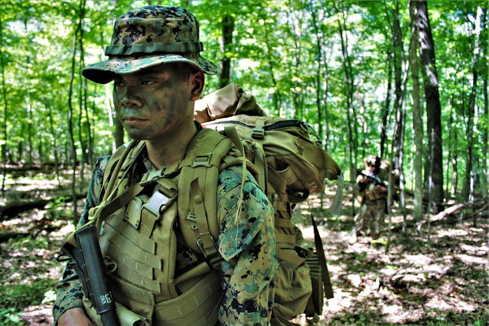 Marines, Navy Corpsmen train in casualty care field exercise at Fort McCoy