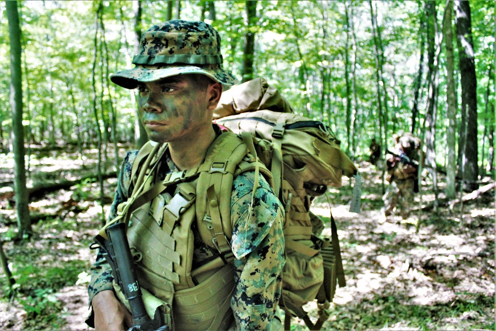 Marines, Navy Corpsmen train in casualty care field exercise at Fort McCoy