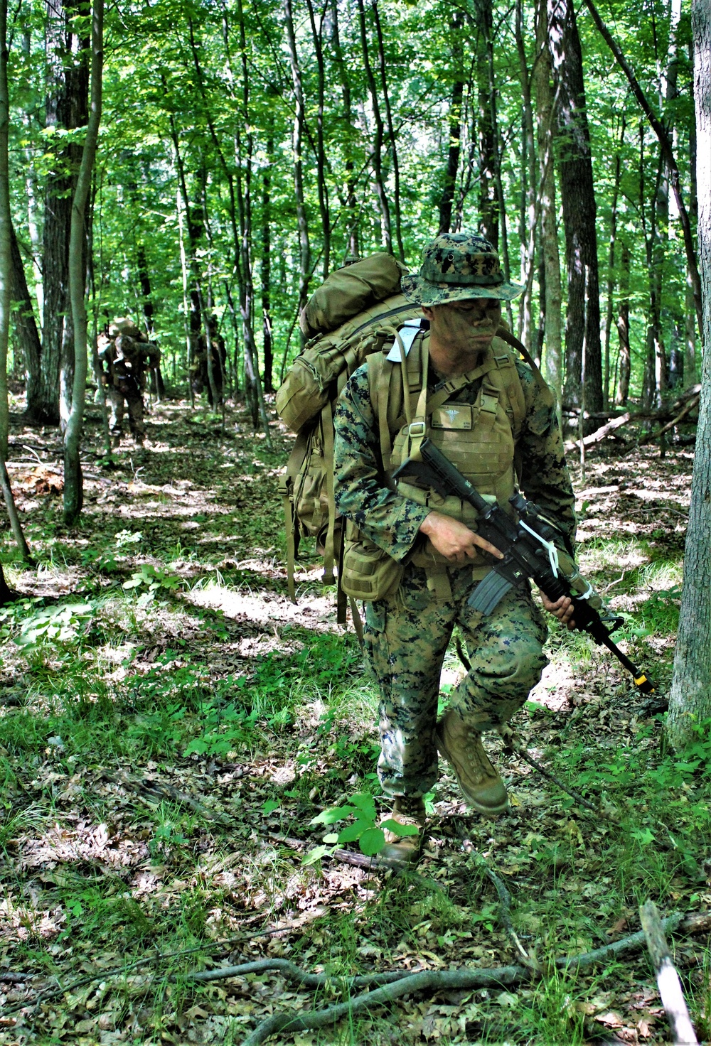 Marines, Navy Corpsmen train in casualty care field exercise at Fort McCoy